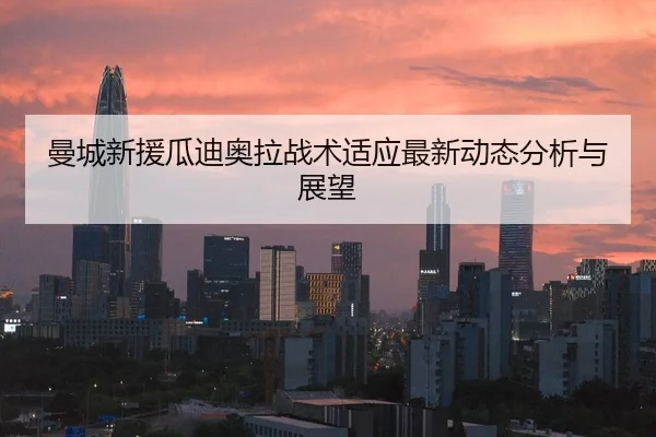 曼城新援瓜迪奥拉战术适应最新动态分析与展望